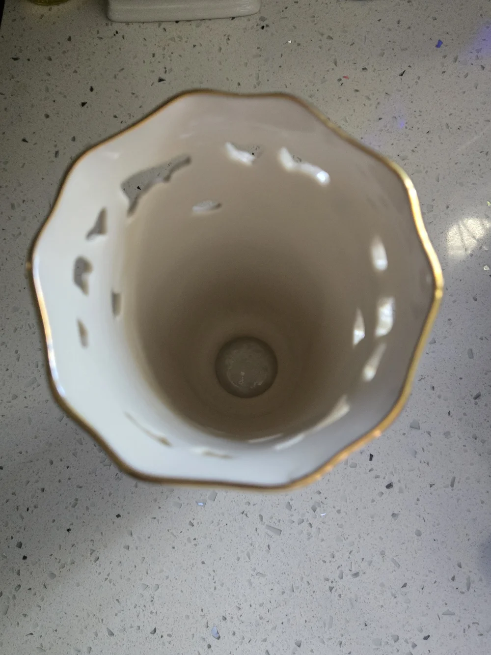 Vintage Lenox Barrington Collection Pierced Flower Vase